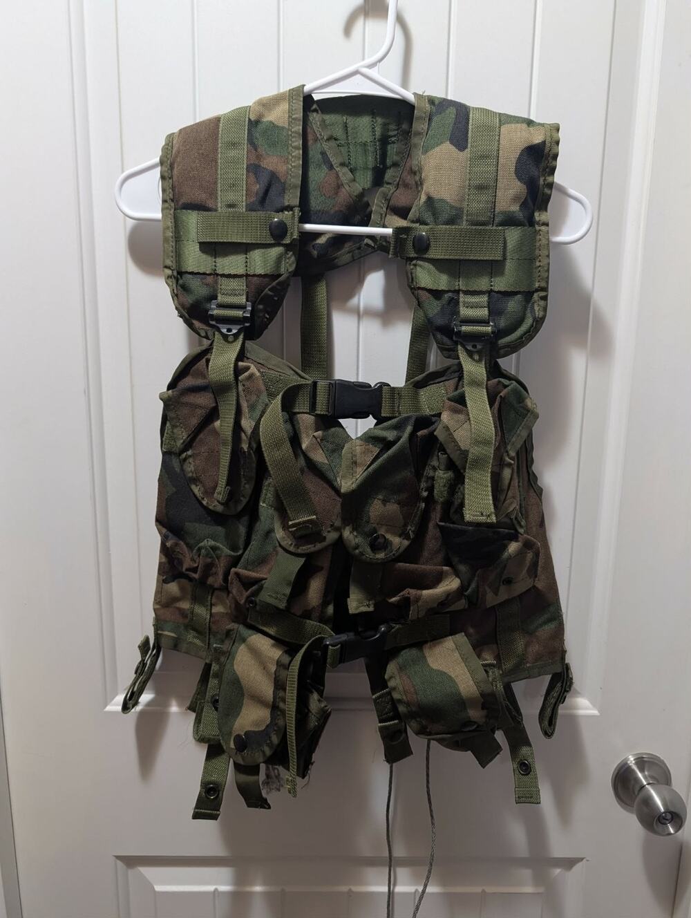 Supreme Protector Load Bearing Vest Tactical Woodland Camo Ranger H&S MFG